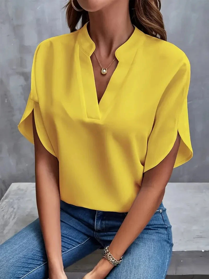 Blusa Feminina Gola V