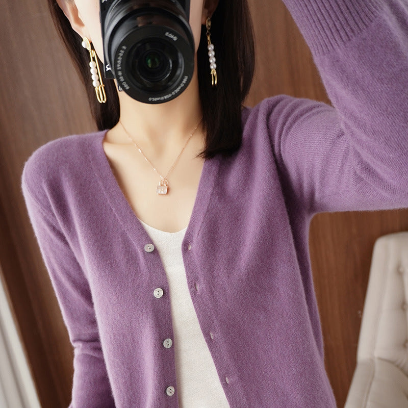 Cardigã Feminino de Inverno