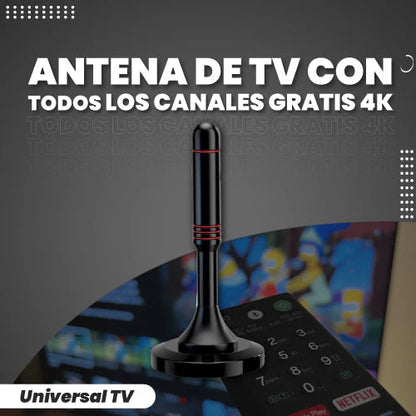 ANTENA HDTV 4K / +12 mil canales [¡Paga una vez para siempre!]