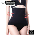 Calcinha De Compressão Modeladora Cintura Alta Emerald - Kit 2 Peças
