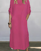 Vestido Casual Susan | Linho Puro - (Soltinho)
