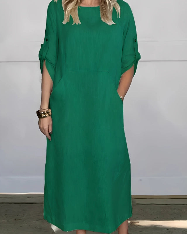 Vestido Casual Susan | Linho Puro - (Soltinho)