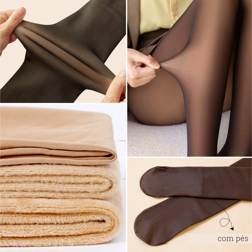 Meia-Calça Feminina Térmica Peluciada  [COMPRE 1 LEVE 2]