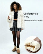 Meia-Calça Feminina Térmica Peluciada  [COMPRE 1 LEVE 2]