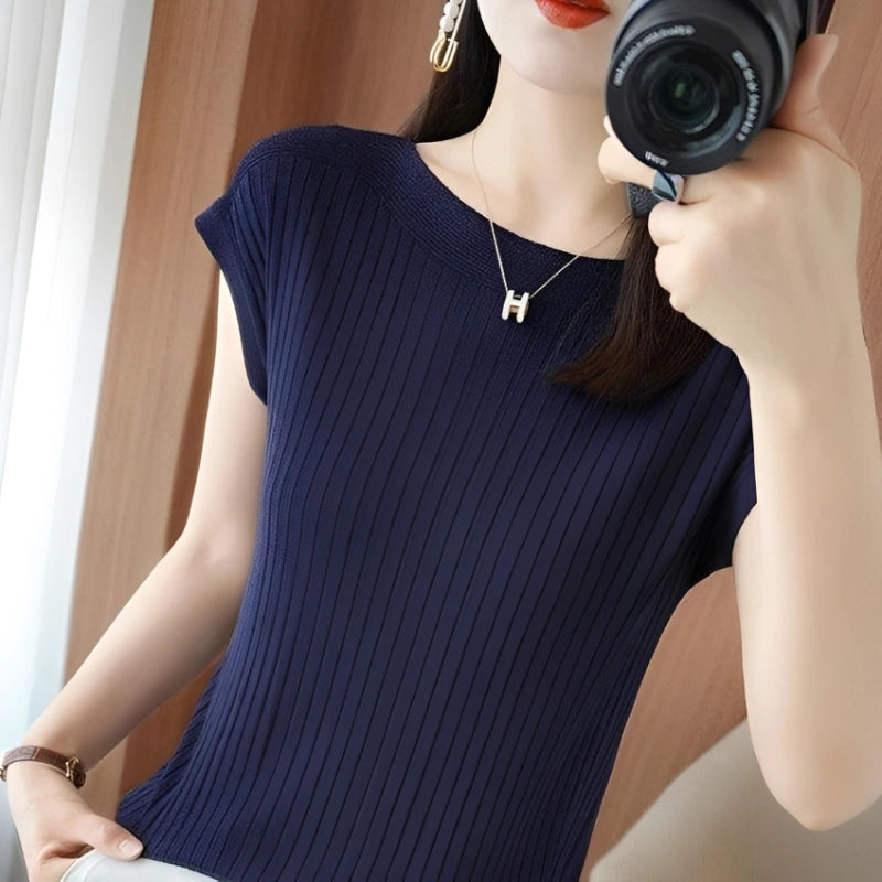 [Queima de Estoque🔥] Compre 1 Leve 5 Blusinhas Lux™ em Malha Viscoelástica (Somente HOJE!)