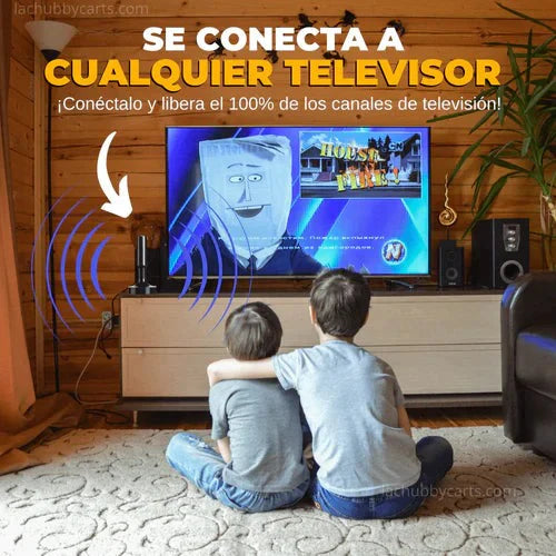 ANTENA HDTV 4K / +12 mil canales [¡Paga una vez para siempre!]